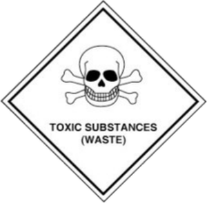 Warning label 8: Toxic substances