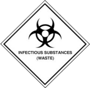 Warning label 9: Infectious substances