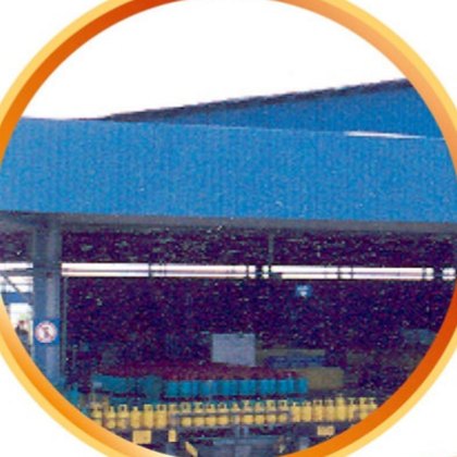 Covered filling and storage hall